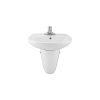 Lavabo Treo Tường Chân Lửng ECD124 - 3 Lỗ Ecod ECD124/3 - ảnh 2