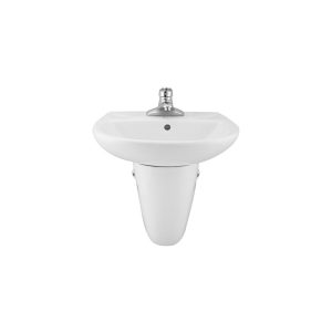Ảnh công trình thực tế Lavabo Treo Tường Chân Lửng ECD124 – 3 Lỗ Ecod ECD124/3