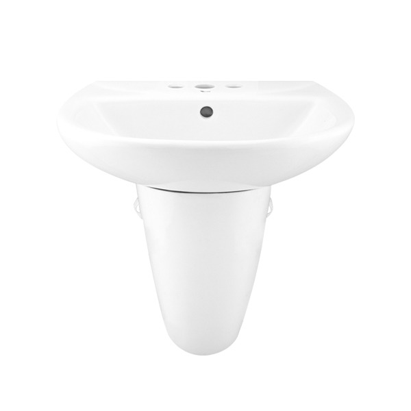 Lavabo Treo Tường Chân Lửng ECD124 - 3 Lỗ Ecod ECD124/3