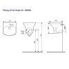 Lavabo Treo Tường Liền Chân Ecod EC5200D - ảnh 6