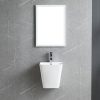 Lavabo Treo Tường Liền Chân Ecod EC5800D - ảnh 5
