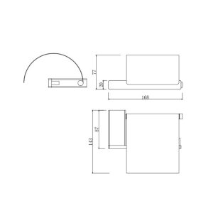 Ảnh công trình thực tế Lô Giấy Vệ Sinh BASIC BP-75006