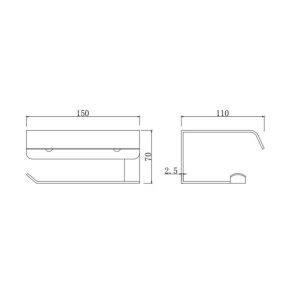 Ảnh công trình thực tế Lô Giấy Vệ Sinh BASIC BP-78125