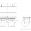 Lô giấy vệ sinh đôi TOTO YH702 nhựa kết hợp thép không gỉ - ảnh 3