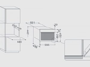 Ảnh công trình thực tế Lò Hấp Elica EST-60 IX
