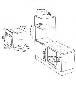 Ảnh công trình thực tế Lò Nướng Âm Tủ Hafele HO-KT60E 535.00.340