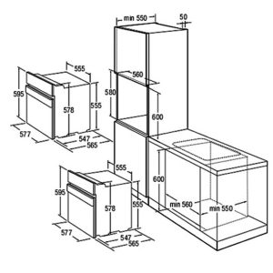 Ảnh công trình thực tế Lò Nướng Âm Tủ Hafele HO-T60A 535.00.300