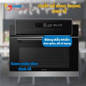 Ảnh công trình thực tế Lò Nướng Âm Tủ Tích Hợp Lò Hấp, Lò Vi Sóng, Nồi Chiên Không Dầu 4 Trong 1 GrandX GX50MOS7