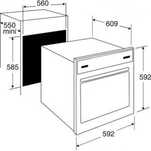 Ảnh công trình thực tế Lò Nướng Brandt FE1211XS