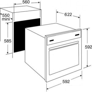 Ảnh công trình thực tế Lò Nướng Brandt FPI461W (Hàng Trưng Bày KM 65%)