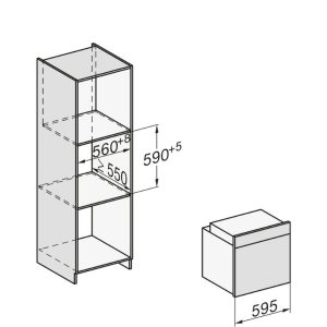 Ảnh công trình thực tế Lò Nướng Kết Hợp Hấp Miele DGC 7151 OBSW