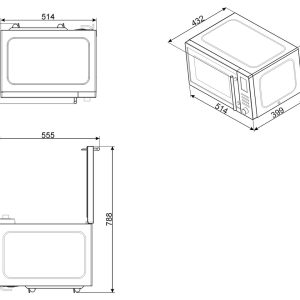 Ảnh công trình thực tế Lò Nướng Kết Hợp Vi Sóng Hafele Smeg MOE25X 536.34.203