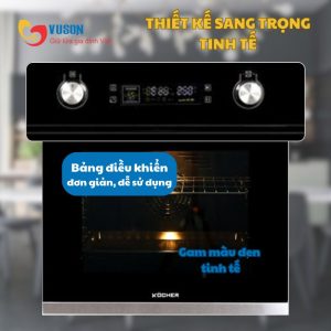 Ảnh công trình thực tế Lò Nướng Kocher KOEU-71S13F