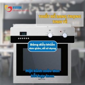 Ảnh công trình thực tế Lò Nướng Malloca EB-8BC24