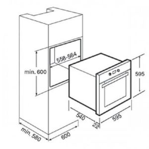 Ảnh công trình thực tế Lò Nướng Teka HE 720