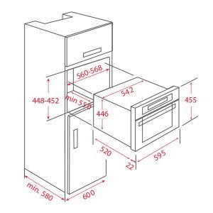 Ảnh công trình thực tế Lò Nướng Teka HKL 970 SC