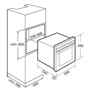 Ảnh công trình thực tế Lò Nướng Teka HX 740