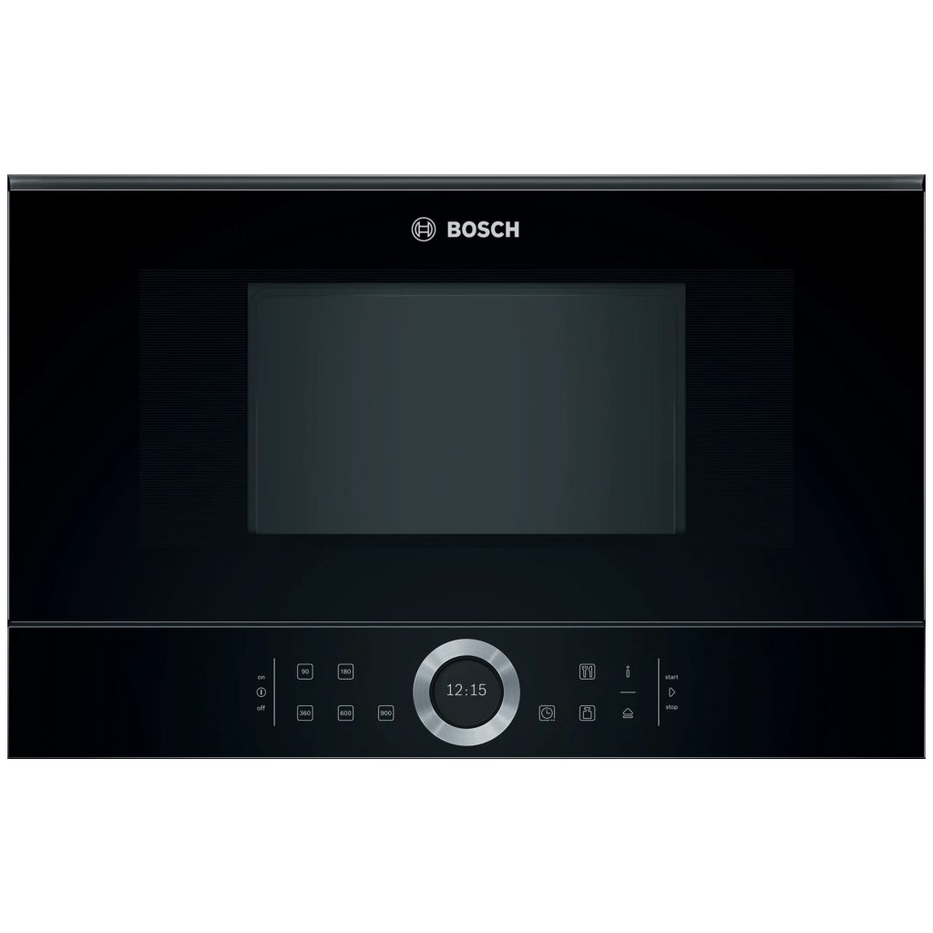 Lò vi sóng âm tủ Bosch BFL634GB1 Serie 8 21 lít mặt kính đen