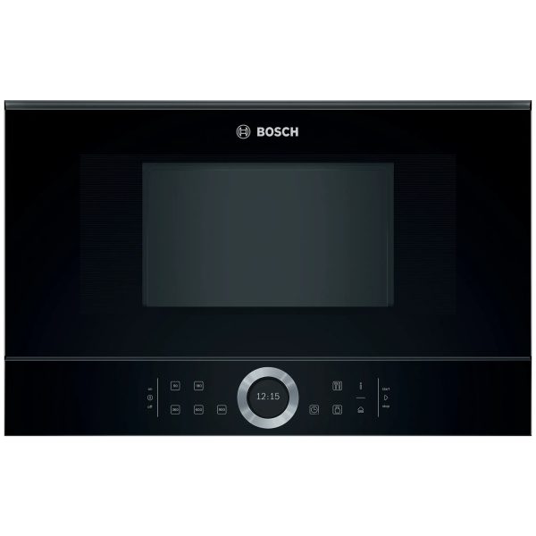 Lò vi sóng âm tủ Bosch BFL634GB1 Serie 8 21 lít mặt kính đen