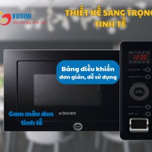 Ảnh công trình thực tế Lò Vi Sóng Âm Tủ Kocher KMEU-1025