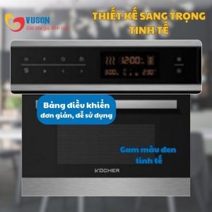 Ảnh công trình thực tế Lò Vi Sóng Âm Tủ Kocher KMEU-1050