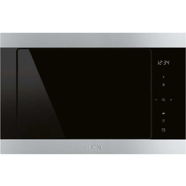 Lò Vi Sóng Kết Hợp Lò Nướng Smeg FMI325X