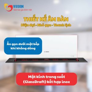 Ảnh công trình thực tế Máy Hút Mùi Âm Bàn Bosch DDW88MM66 Series 8