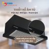 Máy Hút Mùi Âm Tủ Eurosun EH-60AF83B - ảnh 2