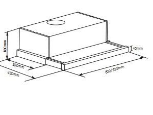 Ảnh công trình thực tế Máy Hút Mùi Âm Tủ Fandi FD – 6028/7028