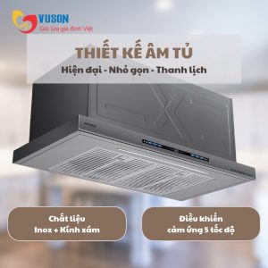 Ảnh công trình thực tế Máy Hút Mùi Âm Tủ GrandX GX H70F85G