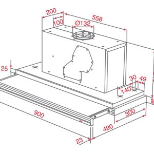 Ảnh công trình thực tế Máy Hút Mùi Âm Tủ Teka CNL1 9000