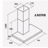 Máy Hút Mùi Áp Tường Munchen AM59B ( Black Edition ) - ảnh 2