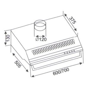 Ảnh công trình thực tế Máy Hút Mùi Binova BI-27-GI-06