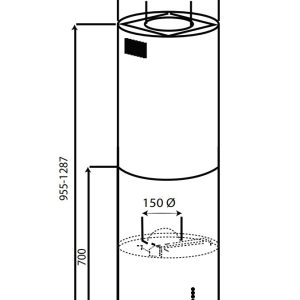 Ảnh công trình thực tế Máy Hút Mùi Canzy CZ-7038GBB