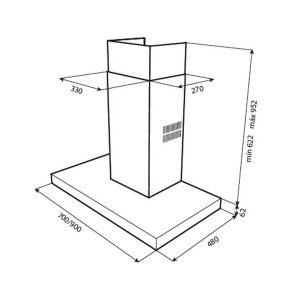 Ảnh công trình thực tế Máy Hút Mùi Canzy CZ-709 70