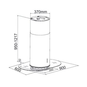 Ảnh công trình thực tế Máy Hút Mùi Canzy CZ-989