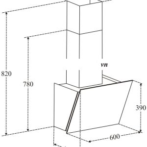 Ảnh công trình thực tế Máy Hút Mùi Cata AVLAKI 600 XGBK