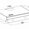 Máy Hút Mùi Cata F 90 - ảnh 2