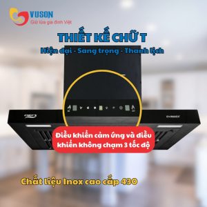 Ảnh công trình thực tế Máy Hút Mùi Chef’s EH-R908E3T