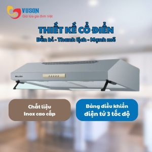 Ảnh công trình thực tế Máy Hút Mùi Cổ Điển Malloca H312-700
