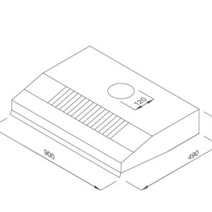 Ảnh công trình thực tế Máy Hút Mùi Cổ Điển Malloca H342-900 New