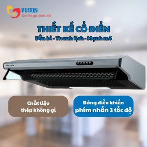 Ảnh công trình thực tế Máy Hút Mùi Cổ Điển Malloca H395-600