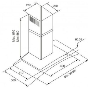 Ảnh công trình thực tế Máy Hút Mùi D’mestik TL4160 DMK