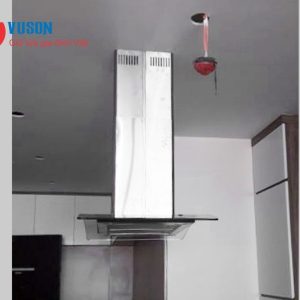 Ảnh công trình thực tế Máy Hút Mùi Đảo Kaff KF-IS90GH