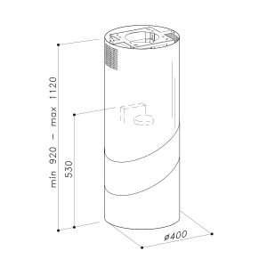 Ảnh công trình thực tế Máy Hút Mùi Dudoff Cylin B