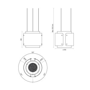 Ảnh công trình thực tế Máy Hút Mùi Dudoff Dessy 40W