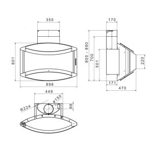 Ảnh công trình thực tế Máy Hút Mùi Dudoff Planet 90SS