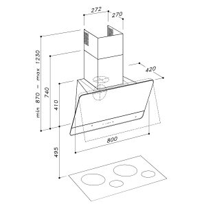 Ảnh công trình thực tế Máy Hút Mùi Dudoff Plato BG