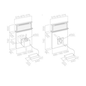 Ảnh công trình thực tế Máy Hút Mùi Elica ADAGIO BL 120