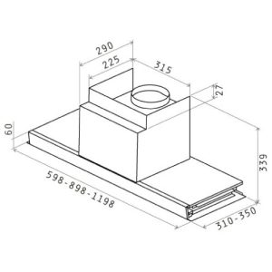 Ảnh công trình thực tế Máy Hút Mùi Elica FILO IX/A/90